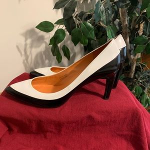 Via Spiga Black & White Pumps